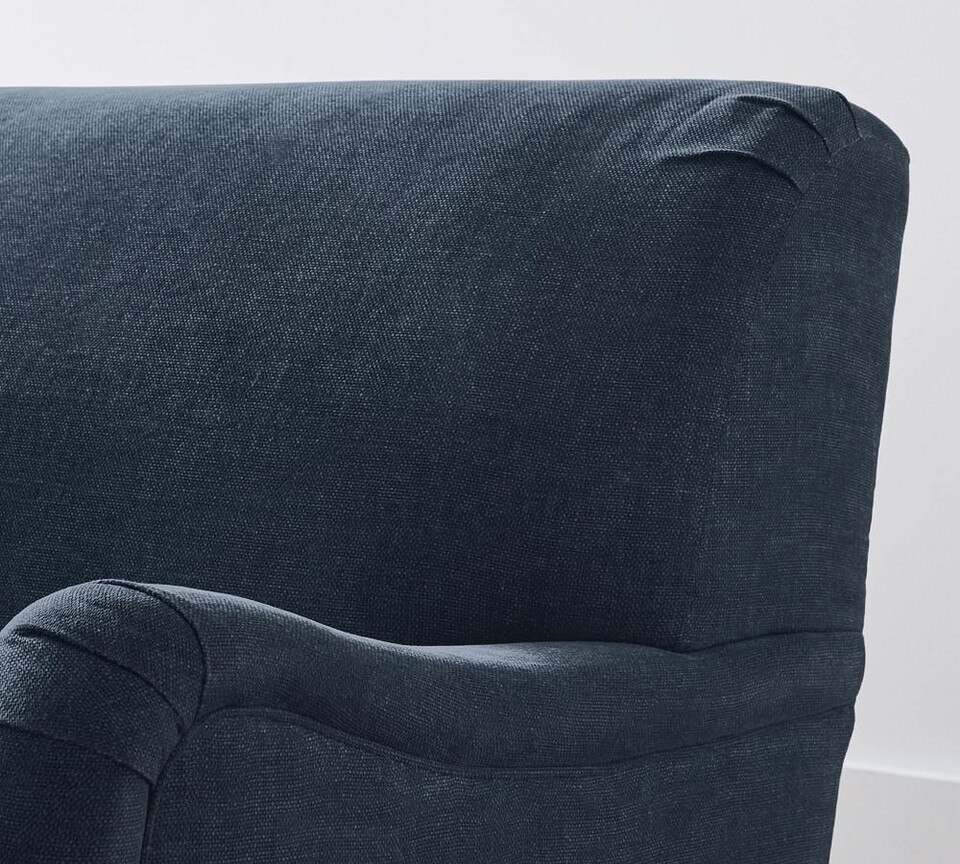 Carlisle Upholstered Sofa with Chaise Sectional Pottery Barn Australia